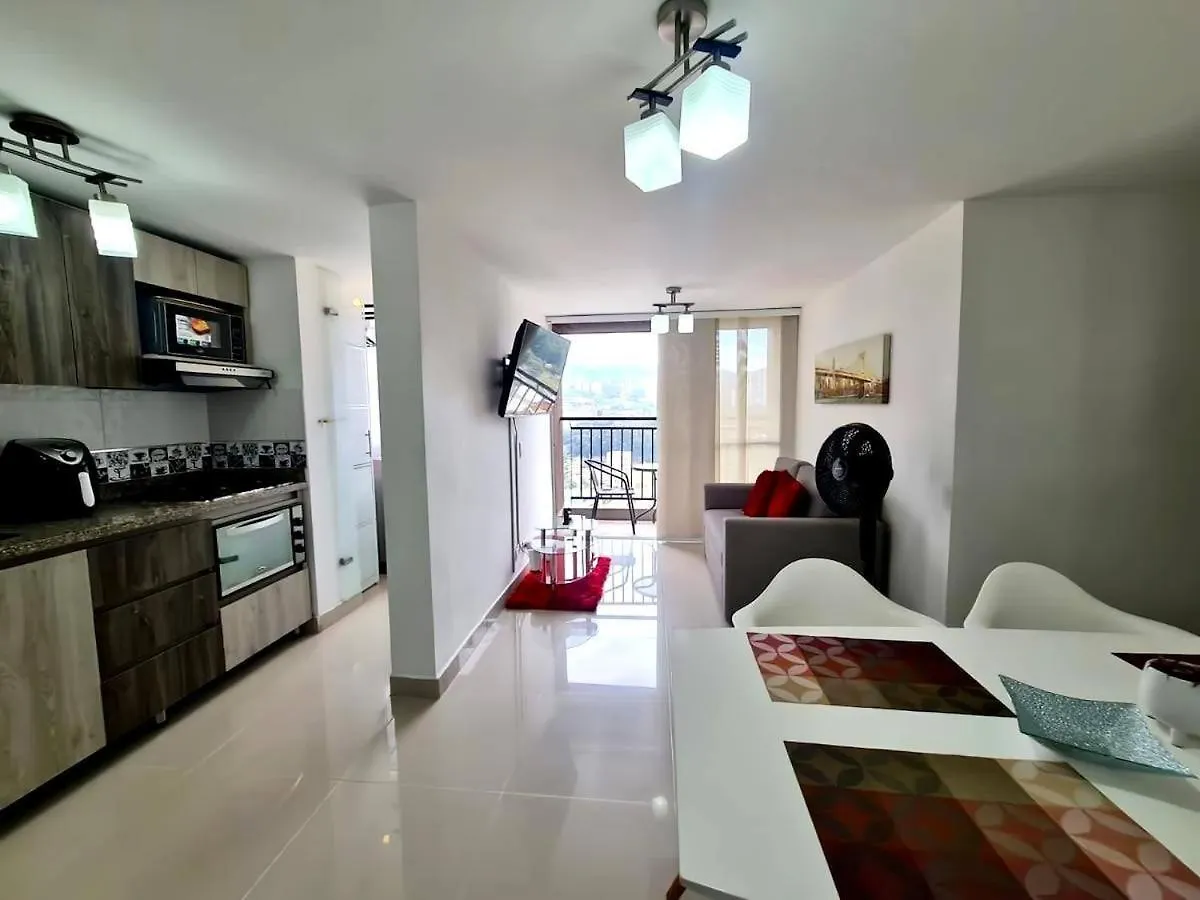 Alojamiento Con Vista Increible, Cerca Al Metro Y Mall De Comidas Sabaneta Apartment
